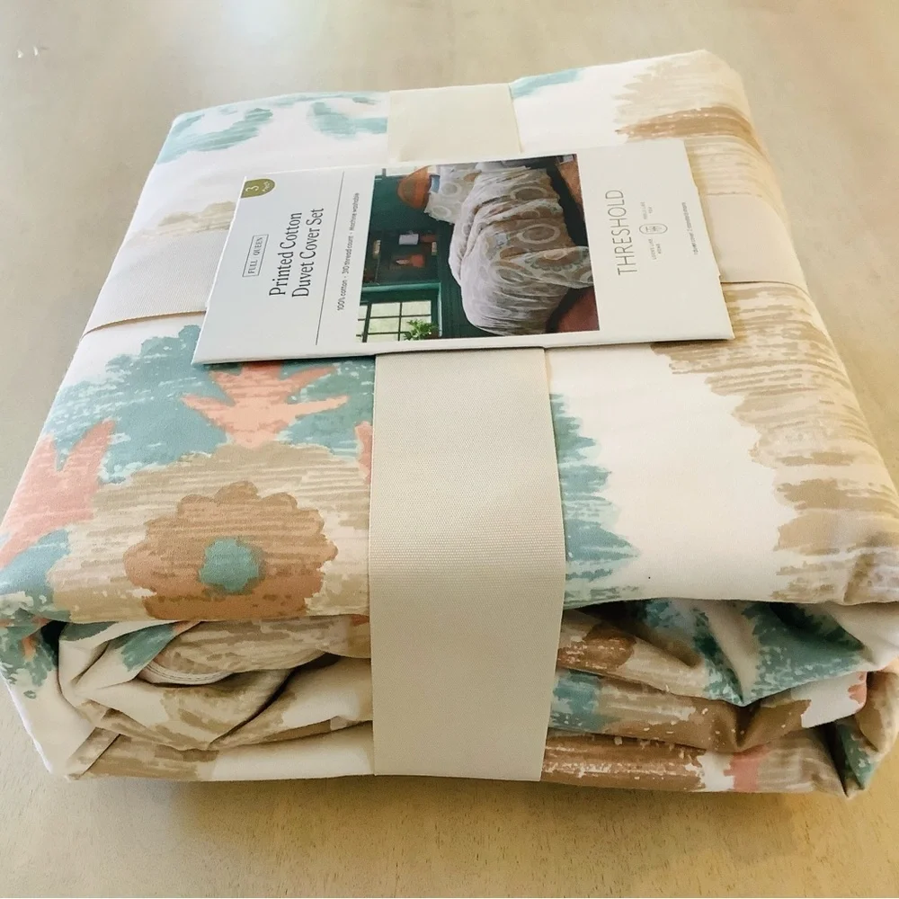 Threshold Suzani Print Cotton Duvet Set